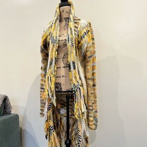 SOLD -- NWOT Boho cozy knit long cardigan sweater.